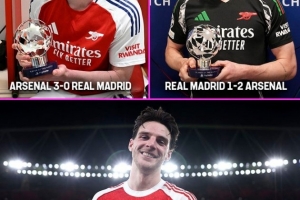 赖斯在近三次枪手取胜的欧冠镌汰赛均是全场最佳，，，此前为两战皇马_24直播网