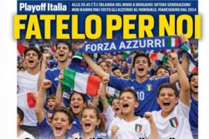 扎心了！罗体：头版由AI天生，，，因找不到这么多年轻人为意大利欢呼_24直播网