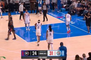 老大甩锅！亚历山大压时间运运运 最后甩给杰林超时......_24直播网