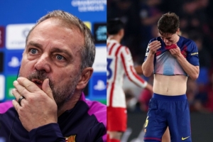 弗里克谈加维赛后落泪：他已拼尽全力，，，，，下半场体现很是精彩_24直播网