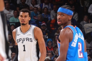 近1个月净效率前5：雷霆+16.9第1 马刺+13.5第2 活塞3黄蜂4老鹰5_24直播网