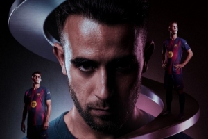 巴萨宣布德比战海报：埃里克·加西亚C位，，，，奥尔莫、马丁出镜_24直播网