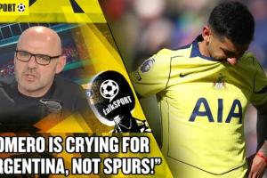 墨菲：罗梅罗伤退流泪是为阿根廷哭而非热刺，，他怕错过天下杯_24直播网