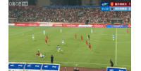 向余望突入禁区左脚抽射球门近角，，，，被门将扑出底线_24直播网