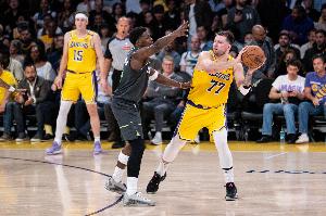 明日G2再战火箭！湖人伤病报告：东契奇和里夫斯继续缺阵_24直播网