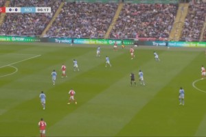 特拉福德三连扑！哈弗茨单刀敲门被扑！萨卡两连击再被扑出！_24直播网